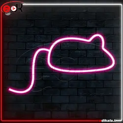 تابلو نئون طرح فانتزی شماره 124 در ابعاد مختلف + آداپتور