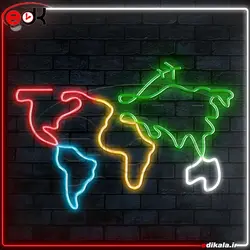 تابلو نئون طرح فانتزی شماره 121 در ابعاد مختلف + آداپتور