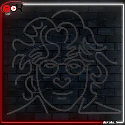 تابلو نئون طرح فانتزی شماره 131 در ابعاد مختلف + آداپتور