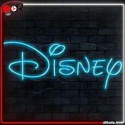 تابلو نئون طرح دیزنی شماره 1 در ابعاد مختلف + آداپتور