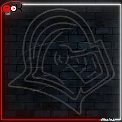 تابلو نئون طرح شوالیه شماره 1 در ابعاد مختلف + آداپتور