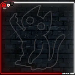 تابلو نئون طرح فانتزی شماره 157 در ابعاد مختلف + آداپتور