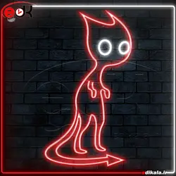 تابلو نئون طرح کارتونی شماره 27 در ابعاد مختلف + آداپتور