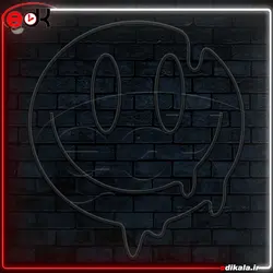 تابلو نئون طرح ایموجی شماره 14 در ابعاد مختلف + آداپتور