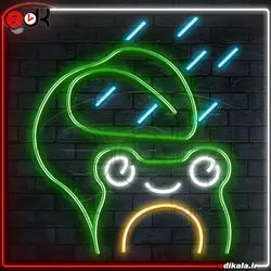 تابلو نئون طرح کارتونی شماره 21 در ابعاد مختلف + آداپتور