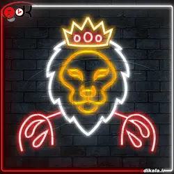 تابلو نئون طرح فانتزی شماره 173 در ابعاد مختلف + آداپتور