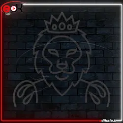 تابلو نئون طرح فانتزی شماره 173 در ابعاد مختلف + آداپتور