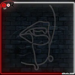 تابلو نئون طرح فانتزی شماره 172 در ابعاد مختلف + آداپتور