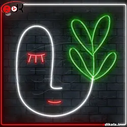 تابلو نئون طرح فانتزی شماره 182 در ابعاد مختلف + آداپتور