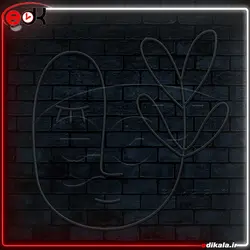 تابلو نئون طرح فانتزی شماره 182 در ابعاد مختلف + آداپتور