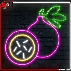 تابلو نئون طرح طرح میوه شماره 1 در ابعاد مختلف +آداپتور+ فایل لایه باز