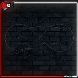 تابلو نئون طرح love شماره 6 در ابعاد مختلف +آداپتور+ فایل لایه باز