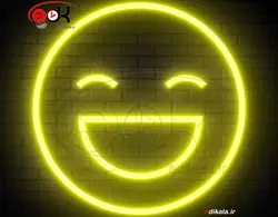 تابلو نئون طرح ایموجی شماره 16 در ابعاد مختلف + آداپتور
