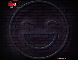 تابلو نئون طرح ایموجی شماره 16 در ابعاد مختلف + آداپتور