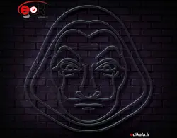 تابلو نئون طرح سینمایی شماره 2 در ابعاد مختلف +آداپتور+ فایل لایه باز