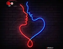 تابلو نئون طرح فانتزی شماره 189 در ابعا مختلف + آداپتور