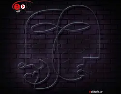 تابلو نئون طرح فانتزی شماره 202 در ابعا مختلف + آداپتور