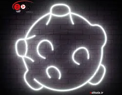 تابلو نئون طرح فانتزی شماره 206 در ابعا مختلف + آداپتور