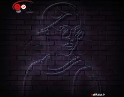 تابلو نئون طرح فانتزی شماره 219 در ابعا مختلف + آداپتور