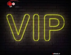 تابلو نئون طرح VIP شماره 1 در ابعاد مختلف +آداپتور+ فایل لایه باز