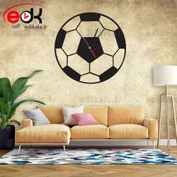 ساعت دیواری فانتزی طرح توپ شماره 2 در پنج رنگ