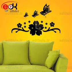 ساعت دیواری فانتزی طرح بهار در پنج رنگ