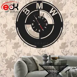 ساعت دیواری فانتزی طرح بی ام و در پنج رنگ