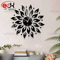 ساعت دیواری فانتزی طرح برگ پاییزی در پنج رنگ