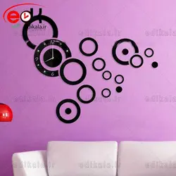 ساعت دیواری فانتزی طرح شباهنگ شماره 2 در پنج رنگ