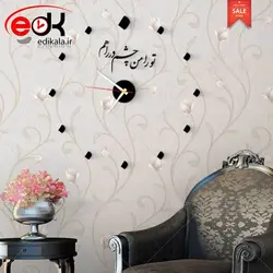 ساعت دیواری فانتزی طرح چشم انتظار در پنج رنگ