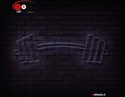 تابلو نئون طرح بدنسازی شماره 7 در ابعاد مختلف + آداپتور