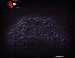 تابلو نئون طرح فانتزی شماره 239 در ابعا مختلف + آداپتور