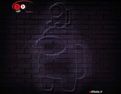 تابلو نئون طرح گیمینگ شماره 24 در ابعاد مختلف +آداپتور+ فایل لایه باز