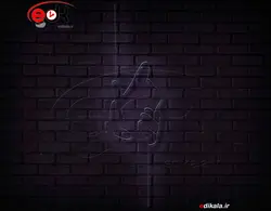 تابلو نئون طرح عاشقانه شماره 8 در ابعاد مختلف +آداپتور+ فایل لایه باز