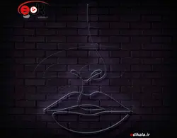 تابلو نئون طرح عاشقانه شماره 9 در ابعاد مختلف +آداپتور+ فایل لایه باز