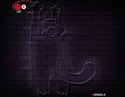 تابلو نئون طرح گربه شماره 24 در ابعاد مختلف + آداپتور