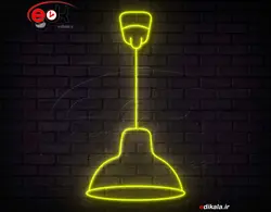 تابلو نئون طرح چراغ خواب 3 در ابعاد مختلف +آداپتور+ فایل لایه باز