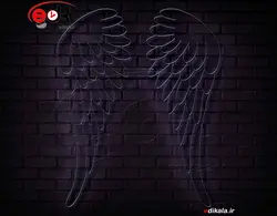 تابلو نئون طرح بال شماره 18 در ابعاد مختلف +آداپتور+ فایل لایه باز
