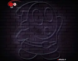 تابلو نئون طرح گیمینگ شماره 28 در ابعاد مختلف +آداپتور+ فایل لایه باز