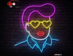 تابلو نئون طرح فانتزی شماره 278 در ابعا مختلف + آداپتور