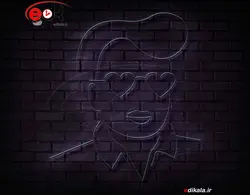 تابلو نئون طرح فانتزی شماره 278 در ابعا مختلف + آداپتور