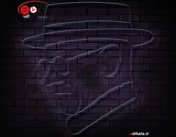 تابلو نئون طرح سینمایی شماره 17 در ابعاد مختلف +آداپتور+ فایل لایه باز