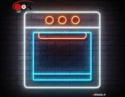 تابلو نئون طرح فر شماره 1 در ابعاد مختلف +آداپتور+ فایل لایه باز