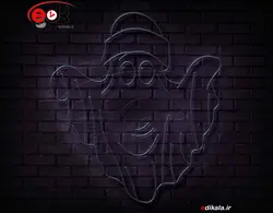 تابلو نئون طرح روح شماره 22 در ابعاد مختلف + آداپتور