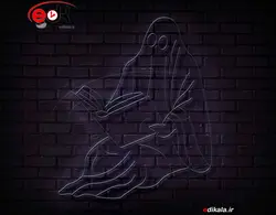 تابلو نئون طرح روح شماره 19 در ابعاد مختلف + آداپتور