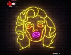 تابلو نئون طرح سینمایی شماره 18 در ابعاد مختلف +آداپتور+ فایل لایه باز