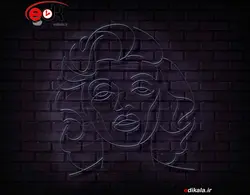 تابلو نئون طرح سینمایی شماره 18 در ابعاد مختلف +آداپتور+ فایل لایه باز