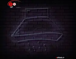 تابلو نئون طرح هود شماره 2 در ابعاد مختلف +آداپتور+ فایل لایه باز