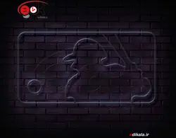 تابلو نئون طرح ورزشی شماره 9 در ابعاد مختلف +آداپتور+ فایل لایه باز