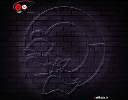 تابلو نئون طرح فانتزی شماره 299 در ابعا مختلف + آداپتور